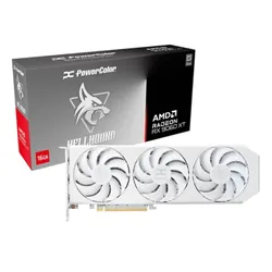 Carte Graphique POWERCOLOR Hellhound Spectral White AMD Radeon RX 9060XT 16G