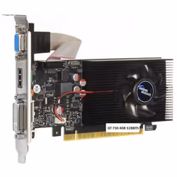 Carte graphique Winfox Nvidia GeForce GT 730 - Taille mémoire : 4 Go - Type de mémoire : GDDR3 - Fréquence du GPU: 1066 MHz – ...