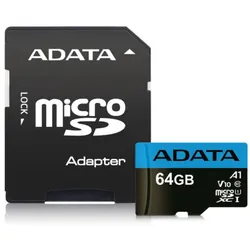 Carte Mémoire Adata 64 Go Micro SDXC Class 10 Avec Adaptateur