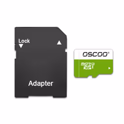 Carte Mémoire OSCOO Avec Adaptateur - Capacité de Stockage: 8Go - Facteur de forme: Micro SD - Vitesse de lecture: 85 Mo/s -  ...