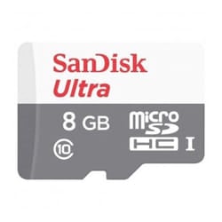 Carte Mémoire Sandisk Ultra 8 Go Micro SD Avec Adaptateur