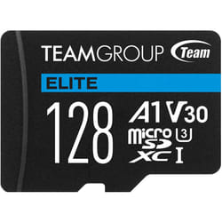 Carte mémoire TeamGroup Elite Micro SDXC UHS-I A1 V30 / 128 Go