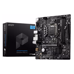 Carte mère MSI B560M PRO-E - Format MicroATX - Support des processeurs Intel Core de 10ème génération et 11ème génération sur ...