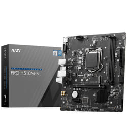 Carte Mère Gaming MSI PRO H510M-B DDR4 LGA 1200 10ème Génération Intel Core i9