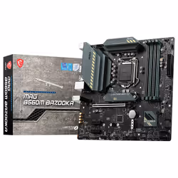 Carte mère MSI MAG B560M BAZOOKA - Format MicroATX - Support des processeurs Intel Core de 10ème génération et 11ème générati ...