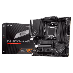 Carte mère MSI PRO B650M-A WIFI - Facture de forme: mATX - JEU DE PUCES: AMD B650 - Prend en charge les processeurs de bureau ...