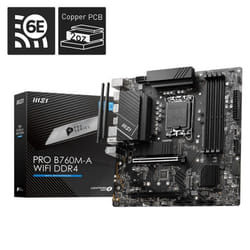 Carte Mère MSI PRO B760M-A WIFI DDR4 (911-7D99-001)