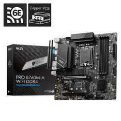 Carte Mère MSI PRO B760M-A WIFI DDR4 (911-7D99-001)