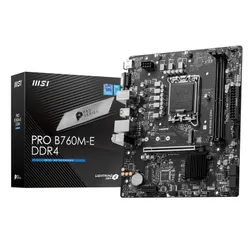 Carte Mère MSI Pro B760M-E DDR4 LGA 1700