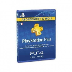 Carte Playstation Plus - abonnement de 12 mois