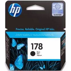 Cartouche d'encre authentique HP 178 - Impression jet d'encre thermique HP - Couleur Noir - Nombre total de pages (noir et bl ...