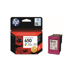 Cartouche Jet d'encre Original HP 650 - Couleurs