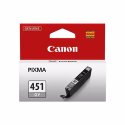 Cartouche Originale Canon CLI-451GR - Couleur Gris - Compatible avec Canon CLI-451XL, PGI-450XL, PGI-450, CLI-451, PGI 450 XL ...