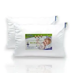 CASA NOVA - Lot De 2 Oreillers En Fibre Creuse Siliconée - 70X50 Cm - Blanc