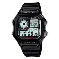 Casio AE-1200WH-1AVDF montre Montre bracelet Électronique Noir