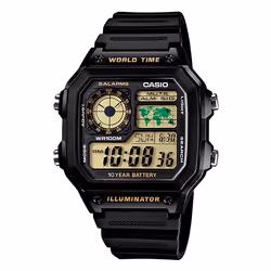 Casio AE-1200WH-1BVDF, Imperméable, Électronique