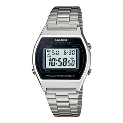 Casio B640WD-1AVDF montre Montre bracelet Électronique Noir, Acier inoxydable