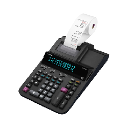 Casio DR-120R-BK calculatrice Bureau Calculatrice imprimante Noir
