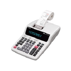 Casio DR-120TM calculatrice Bureau Calculatrice imprimante Blanc