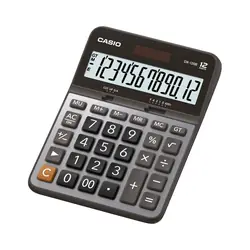 Casio DX-120B calculatrice Bureau Calculatrice à écran Noir, Gris