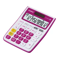 Casio MJ-12VCb-RD calculatrice
