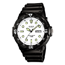 Casio MRW-200H-7EVDF montre Montre bracelet Quartz Noir, Blanc