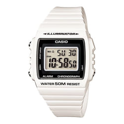 Casio W-215H-7AVDF montre Montre bracelet Électronique Noir, Blanc