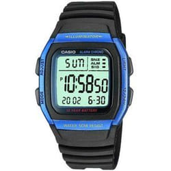 Casio W-96H-2AVDF montre Montre bracelet Électronique Noir, Bleu