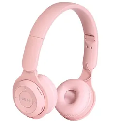 Casque Bluetooth Y08 Pliable Rose