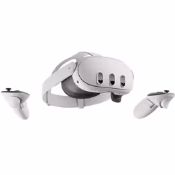Casque de réalité virtuelle OCULUS Meta Quest 3 - Stockage: 128Go - Mémoire vive dynamique: 8Go - Résolution: 2064 x 2208 pix ...