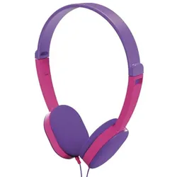Casque Enfant Stéréo Hama Kids Violet/Rose - Écouteurs Fun