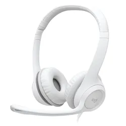 Casque Filaire Logitech H390 USB-A Blanc