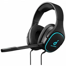 Casque Gaming Anker Soundcore Strike 3 - Son 7.1 Virtuel Surround - Noir/Bleu