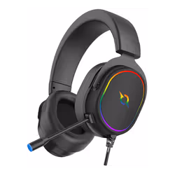 Casque Micro GAMER AQIRYS ALTAIR RGB, Fréquence de réponse: 20Hz-20KHz, Sensibilité: 100±3dB, Impédance: 32 Ω, connexion: fil ...