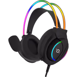 Casque Micro GAMER AQIRYS CYGNUS RGB - Fréquence de réponse: 20 Hz - 20 kHz - Sensibilité: 119 ± 3 dB - Impédance: 16 ± 15% Ω ...