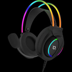 Casque Micro GAMER AQIRYS CYGNUS RGB / Filaire / Noir