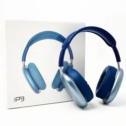 Casque Sans Fil P9 Bluetooth Avec Emplacement Carte Memoire - Bleu