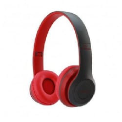 Casque Stéréo Sans Fil P47 Bluetooth - Rouge