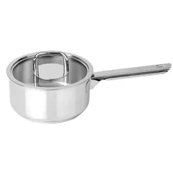 Casserole SILAMPOS Confort Glass 14 cm avec Couvercle - Inox