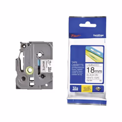Cassette à Ruban BROTHER TZ241 Pour P-Touch - Technologie d'impression: Transfert thermique - Largeur: 18 mm - Longueur de ba ...