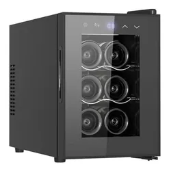 Livoo GS153 refroidisseur à vin Refroidisseur de vin thermoélectrique Pose libre Noir 6 bouteille(s)