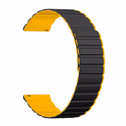 Ceinture Bracelet Connectée Kieslect 22 mm Noir & Jaune