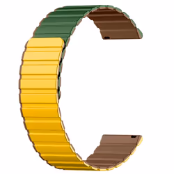 Ceinture Connectée Kieslect 22mm Jaune/Marron/Vert YGC Strap