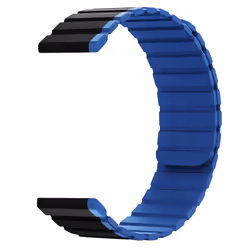 Ceinture Smartwatch kieslect Dual-Tone Strap 22mm Noir & Bleu