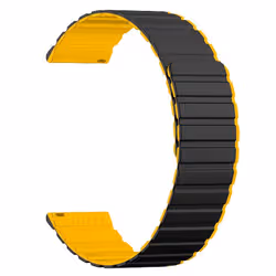 Ceinture smartwatch kieslect Dual-Tone Strap 22mm Noir & Jaune