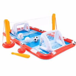 Centre De Jeux Action Sport Intex - Age recommandé: 3 ans et plus - Matière: Vinyle - Dimensions: (L)218 x (l)188 x (h)99 ...