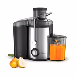 Centrifugeuse de Jus KIWI - Puissance: 600 Watts - Capacité du pot de jus: 0,5 Litre - Capacité du pot de marc: 1,5 Litres -  ...
