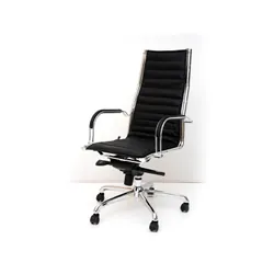 Chaise Bureau de Direction Monaco HD Noir