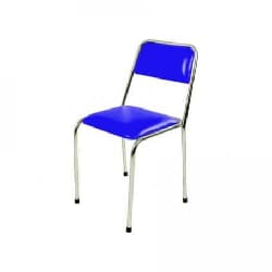 Chaise chrome fixe skaï SOTUFAB (CHC0014)