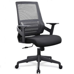 Chaise de Bureau Ariel Mesh Base Noir